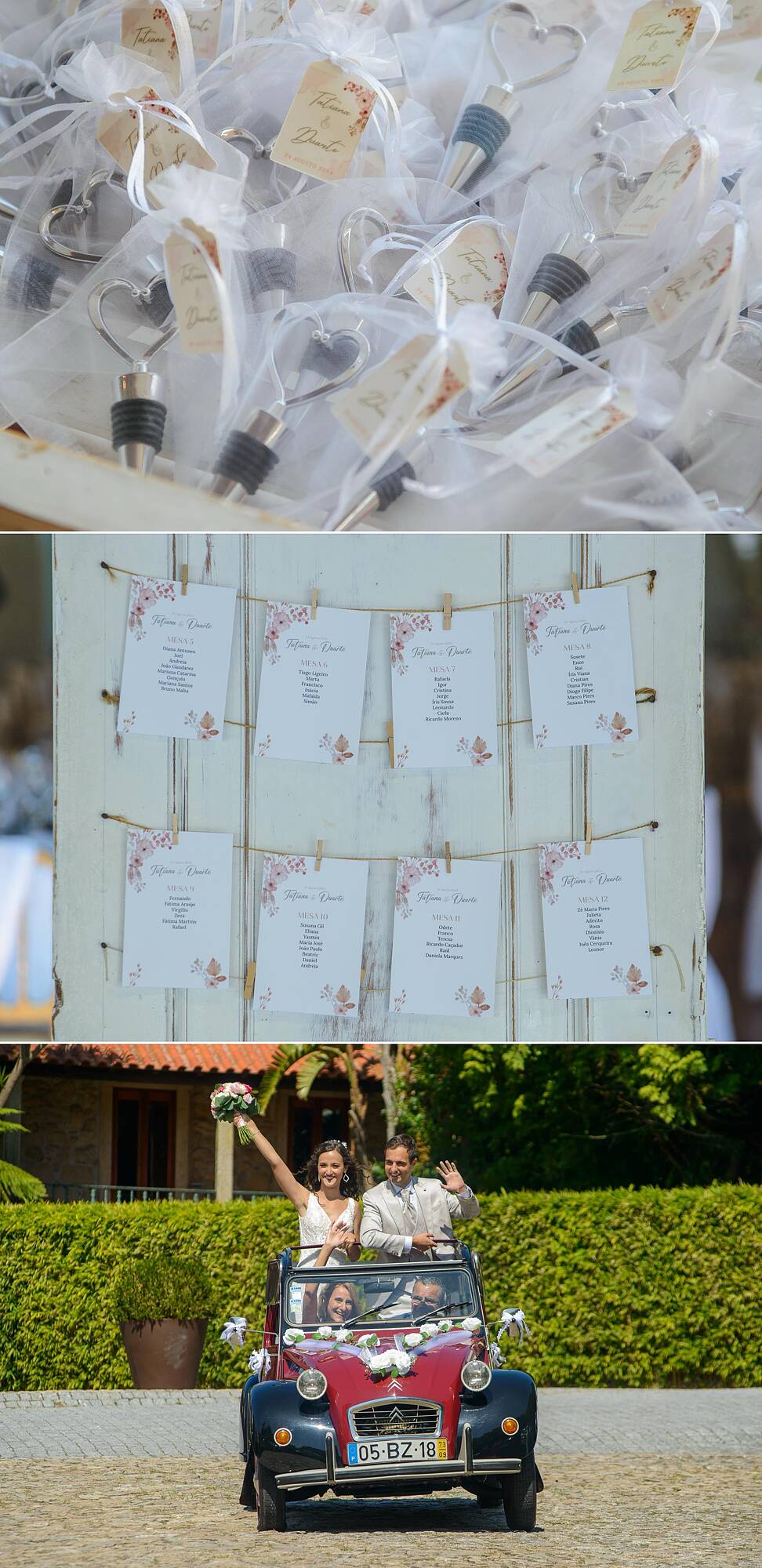 Lembrancinhas do Casamento, Casal ao local da Quinta do Cruzeiro