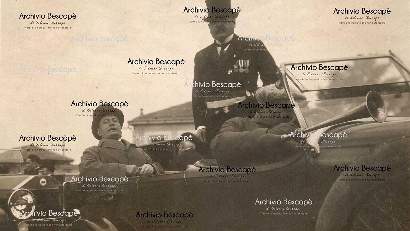 Lodi - Benito Mussolini in visita alla città (4 ottobre 1924)