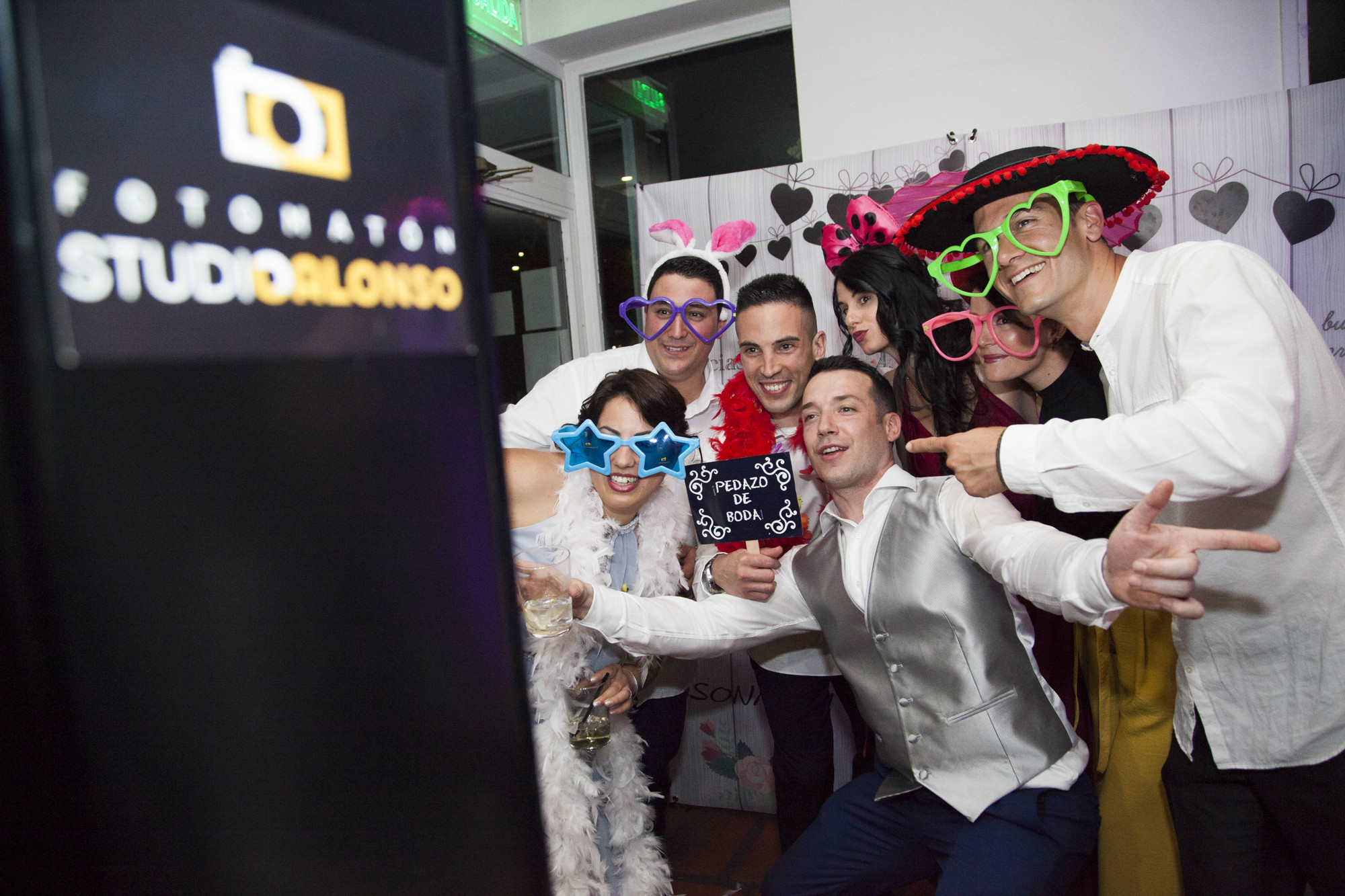 El fotomaton de boda en  madrid
