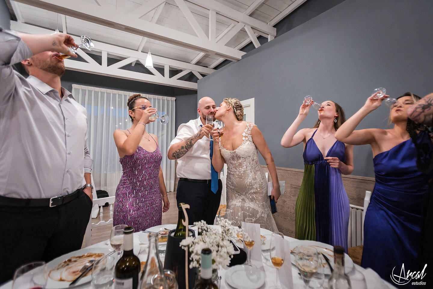 063_Alinushka Alina y Javier y katia la hija - CAsa de él Villalba de la rioja, casa de ella Haro, restaurante casa lola en Berantevilla