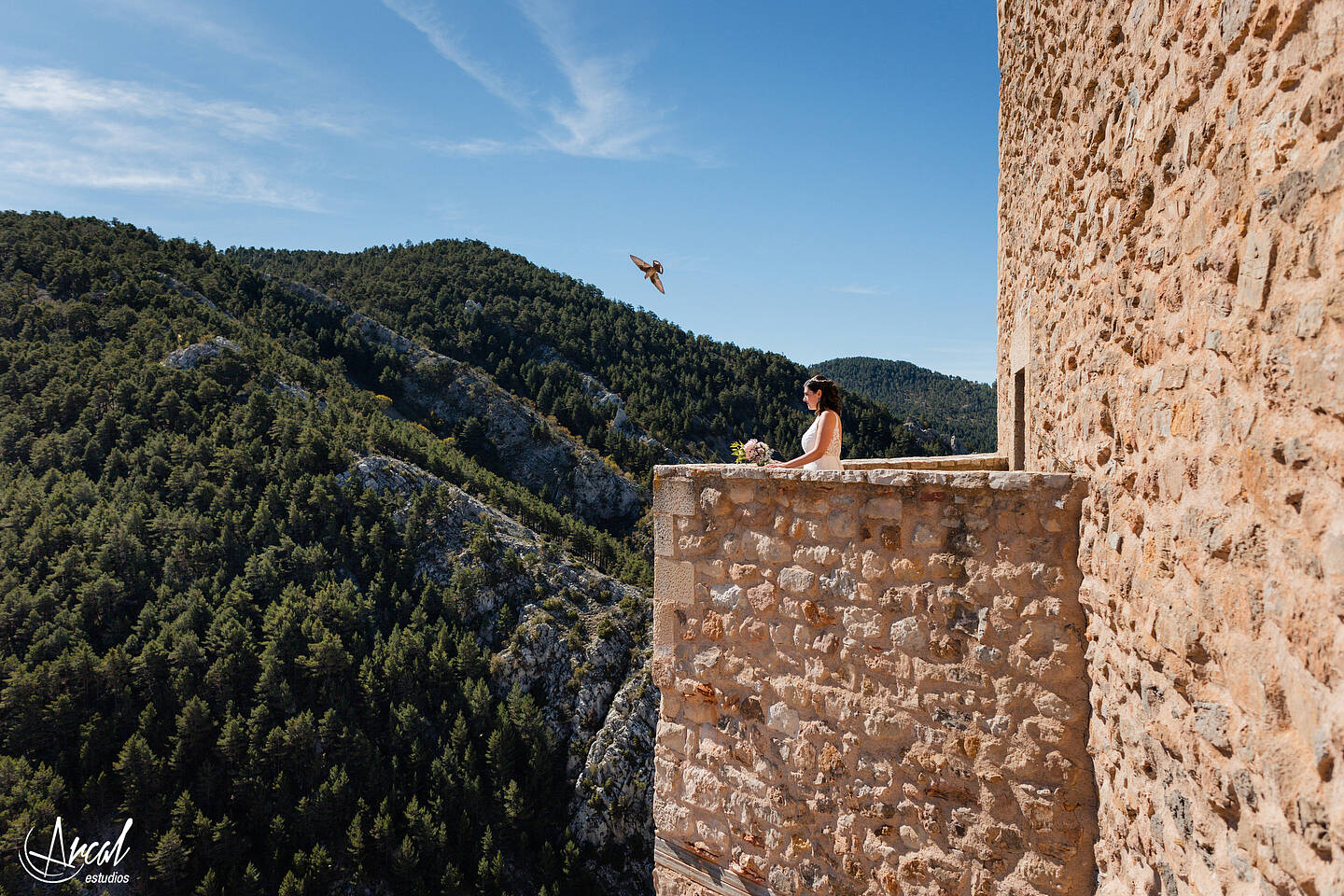 021_Alicia y Jose, postboda en el castillo de los Heredia, en Alcalá de la Selva, comarca de Gúdar-Javalambre, TeruelA.JPG_Redes Sociales