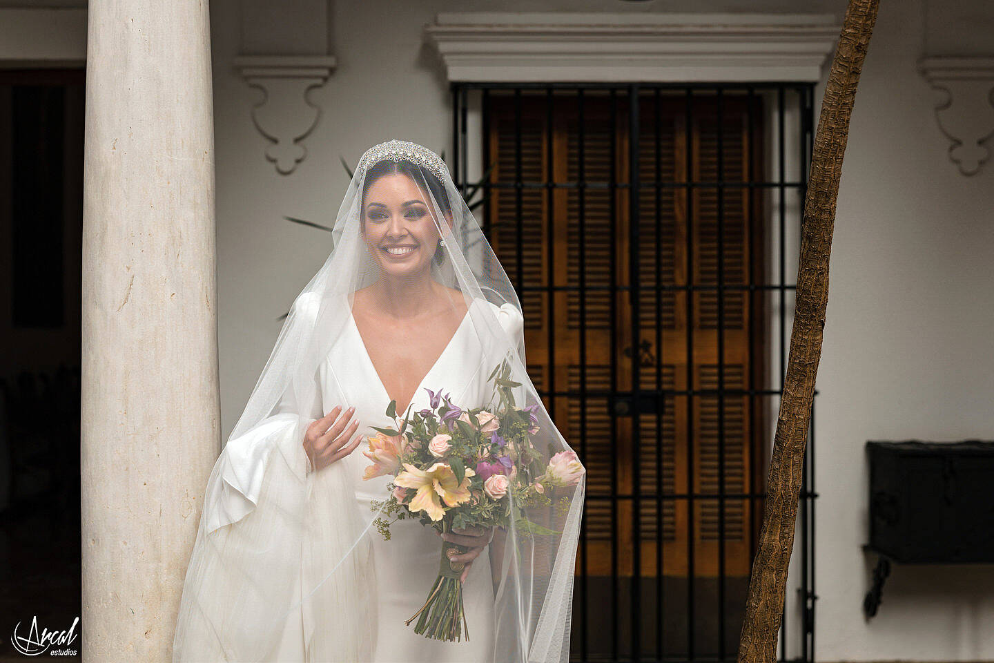 084_Ángela y Francisco boda en hacienda Al-Yamanah de Sanlúcar La Mayor de Sevilla, vestido de novia de pronovias, fotografía y vídeo by Arcal EstudiosAA