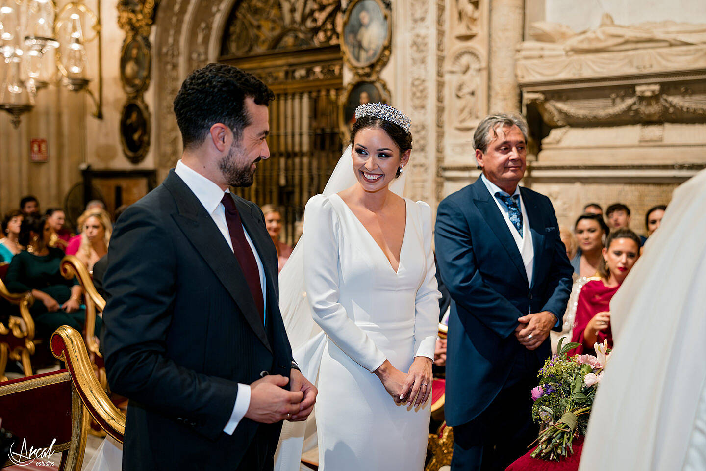 143_Ángela y Francisco boda en hacienda Al-Yamanah de Sanlúcar La Mayor de Sevilla, vestido de novia de pronovias, fotografía y vídeo by Arcal EstudiosA