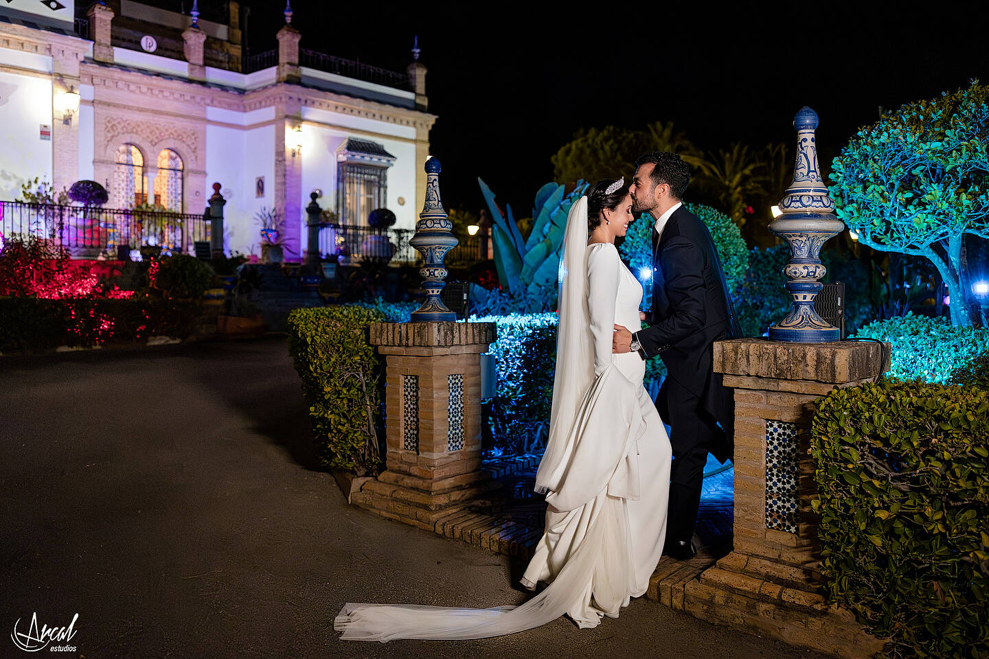 210_Ángela y Francisco boda en hacienda Al-Yamanah de Sanlúcar La Mayor de Sevilla, vestido de novia de pronovias, fotografía y vídeo by Arcal EstudiosA