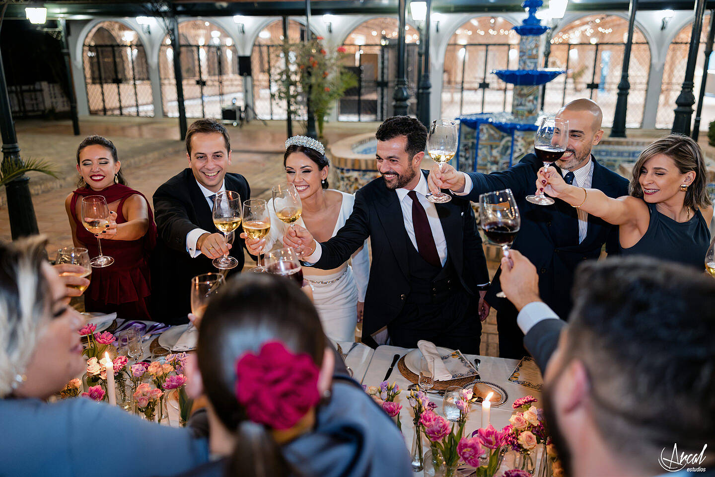 315_Ángela y Francisco boda en hacienda Al-Yamanah de Sanlúcar La Mayor de Sevilla, vestido de novia de pronovias, fotografía y vídeo by Arcal Estudios