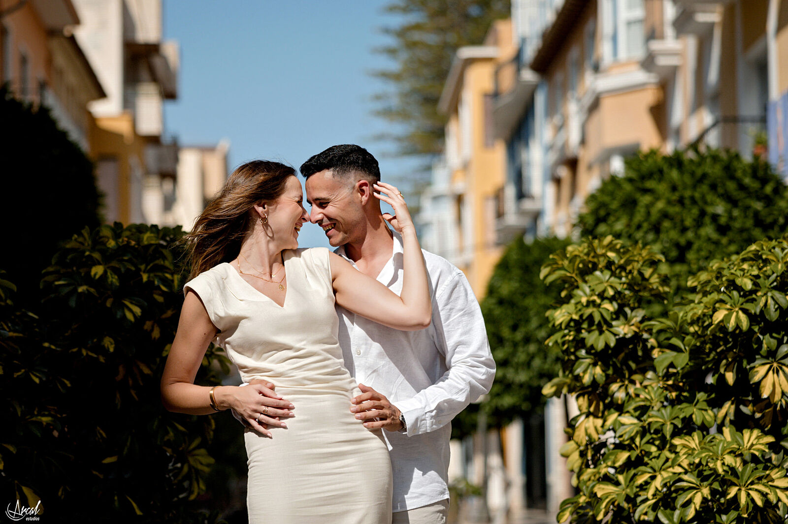 Preboda en Villajoyosa casas de colores — Arcal Estudios