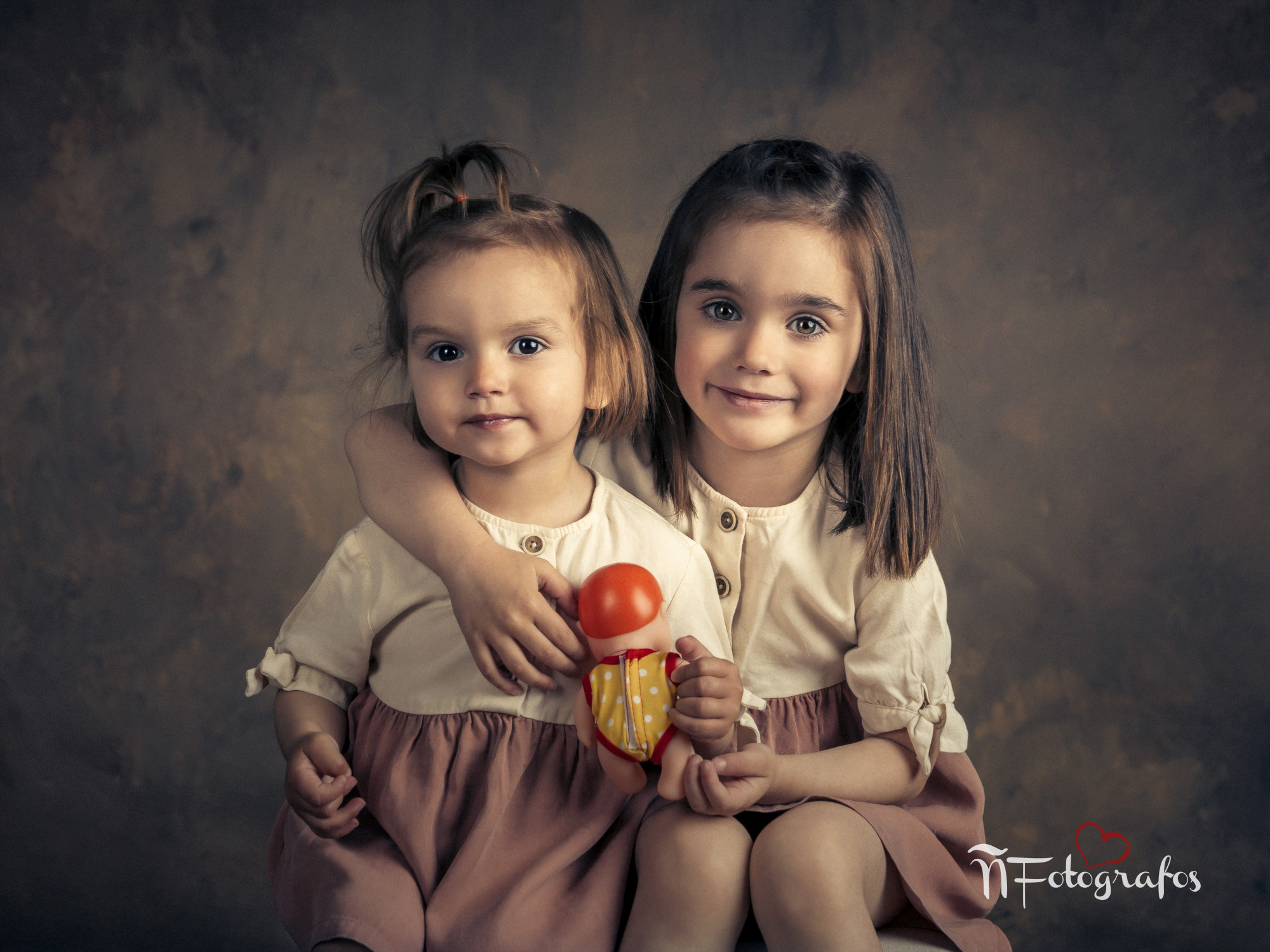 fotografía de hermanas