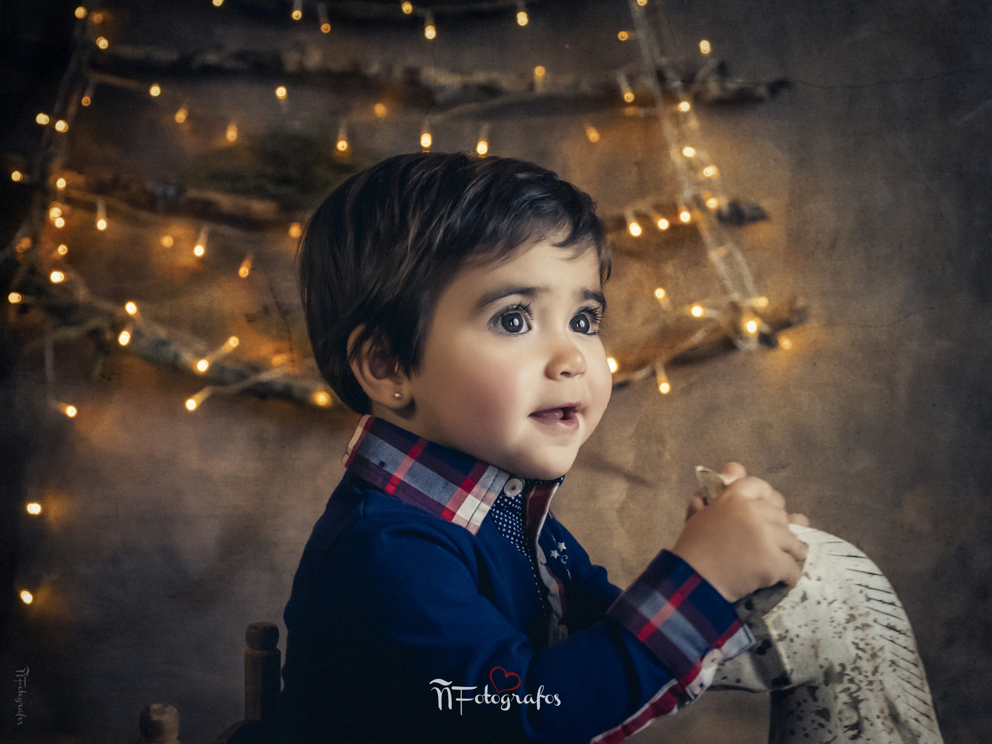 sesión de fotos navidad