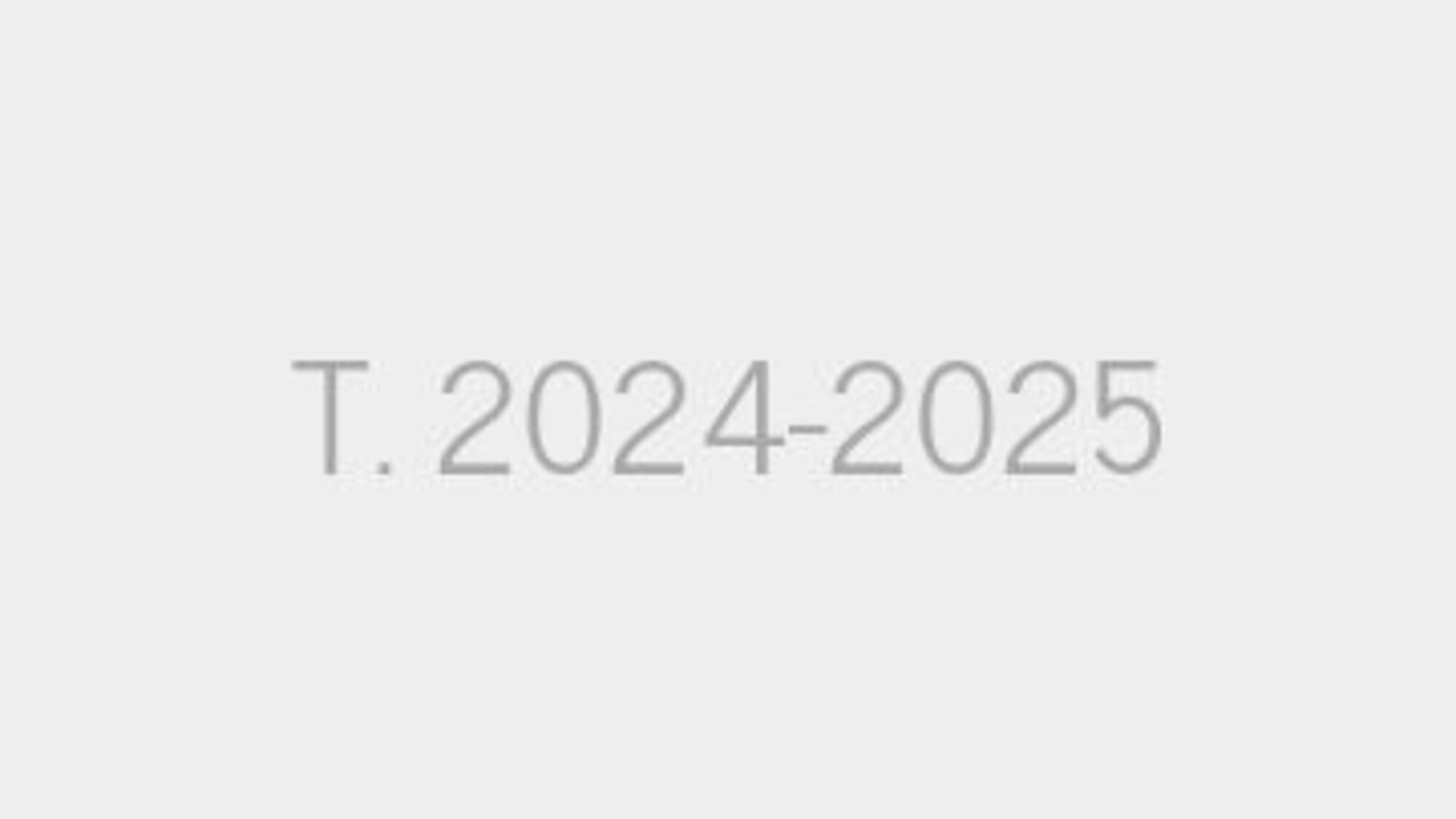 T. 2024-2025