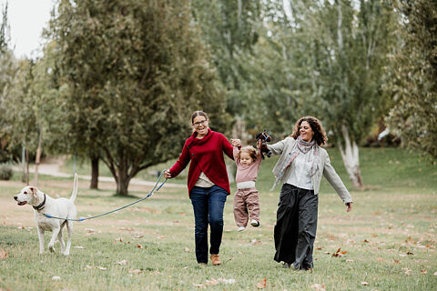 Carmen, Claudia y Patri