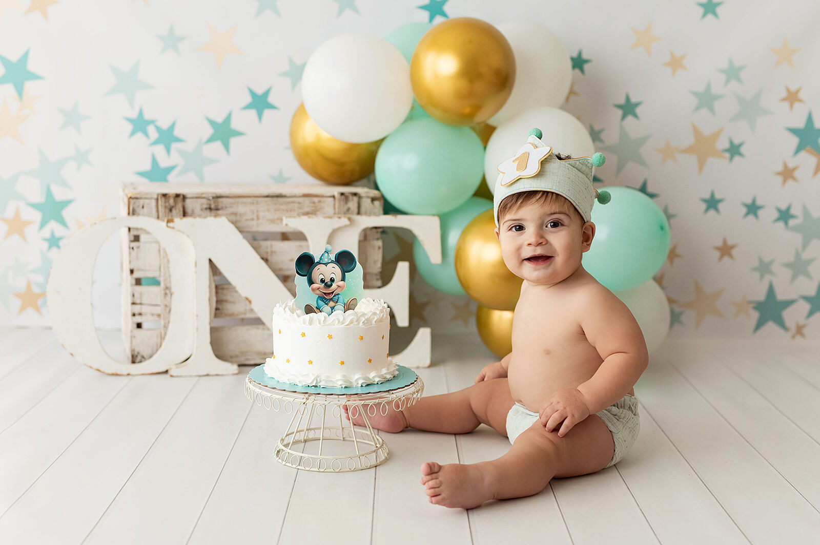 sesion primer cumpleaños bebe en badalona barcelona smash cake