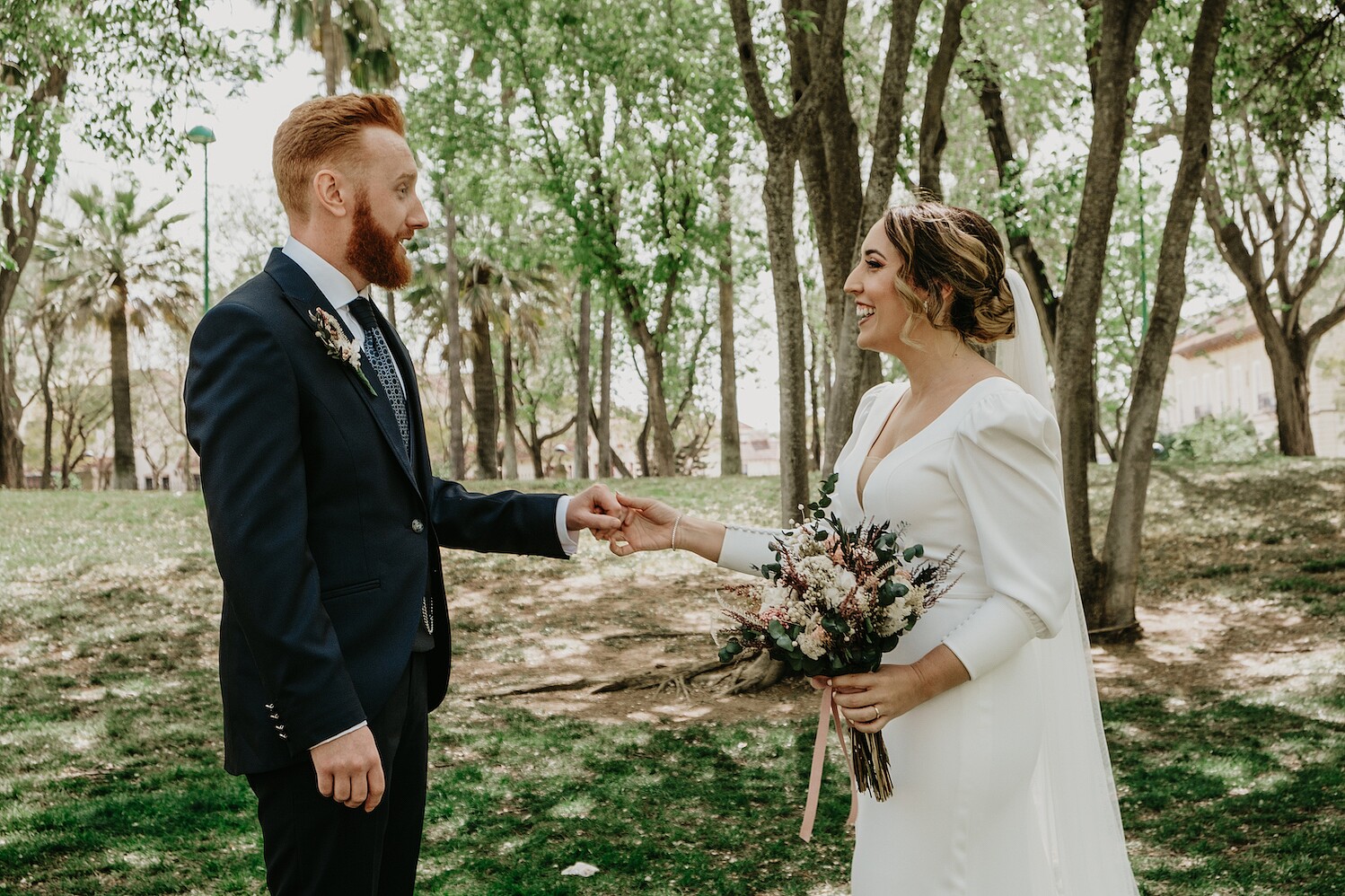first look boda wedding