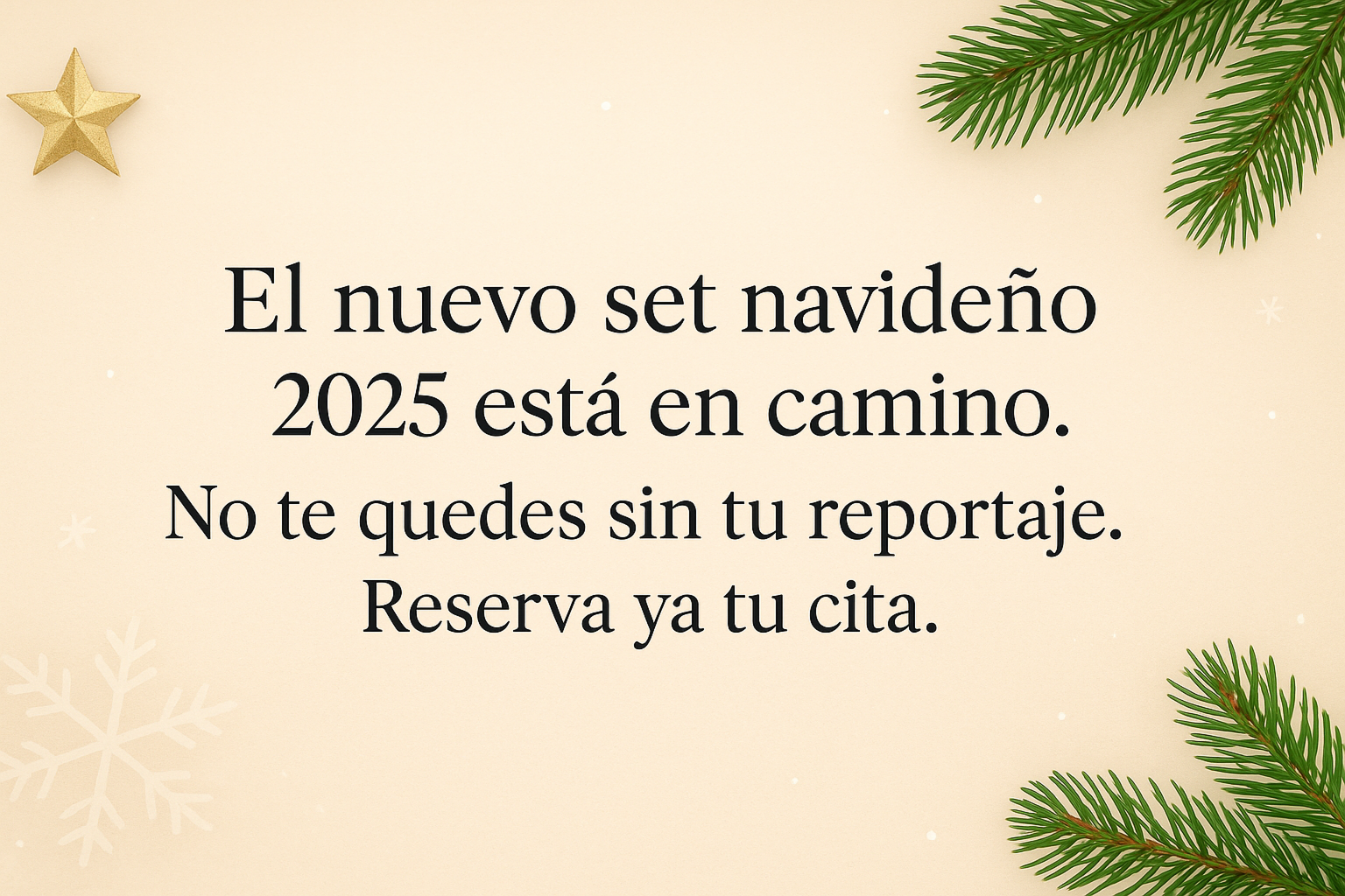 Sesión de Navidad 2020