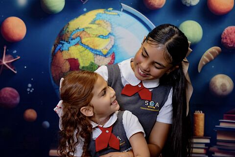 Amanda & Valentina School Pictures