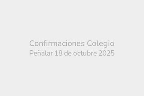 Confirmaciones Colegio Peñalar 18 de octubre 2025