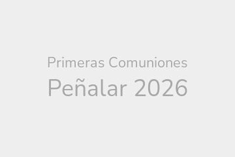 Primeras Comuniones Peñalar 2026