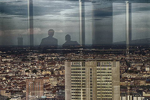 Riflessi su Milano - Vendita stampe fine art da fotofanie digitali