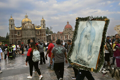 Catholics celebrate the Virgin of Guadalupe in Mexico