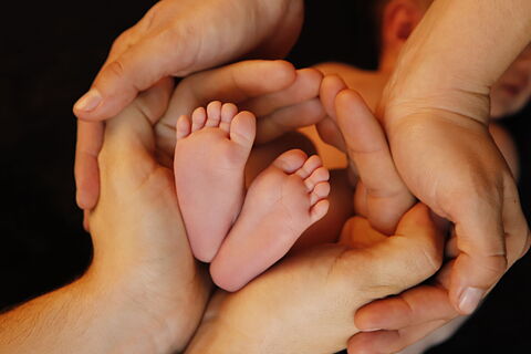 Marina de Laura recién nacida