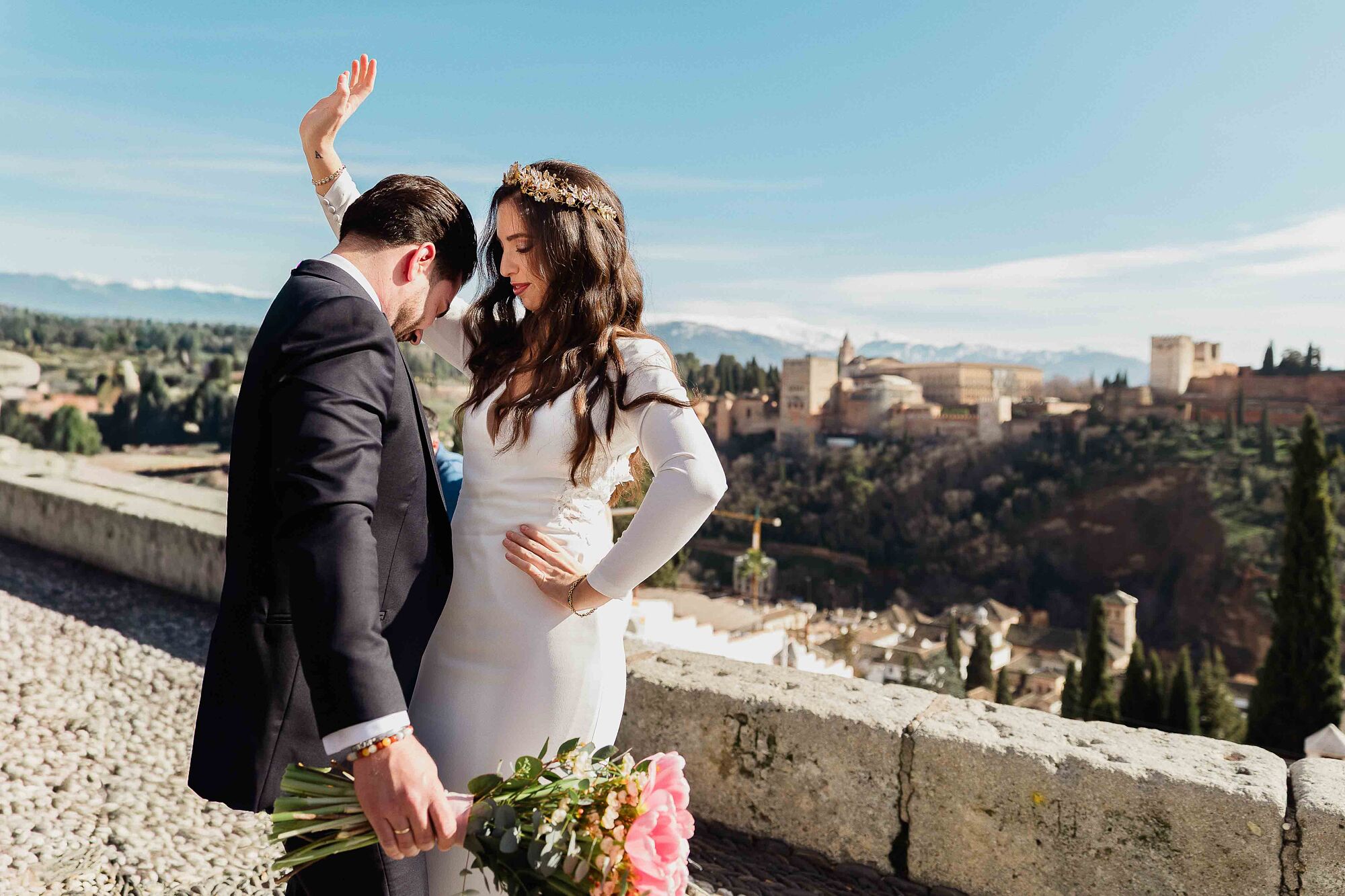 fotógrafo de bodas en Granada--fotografía de boda en Granada--postboda en el Albaicín--reportaje postboda en Granada--destination wedding Granada--sesión de fotos en Granada--fotógrafo de bodas e