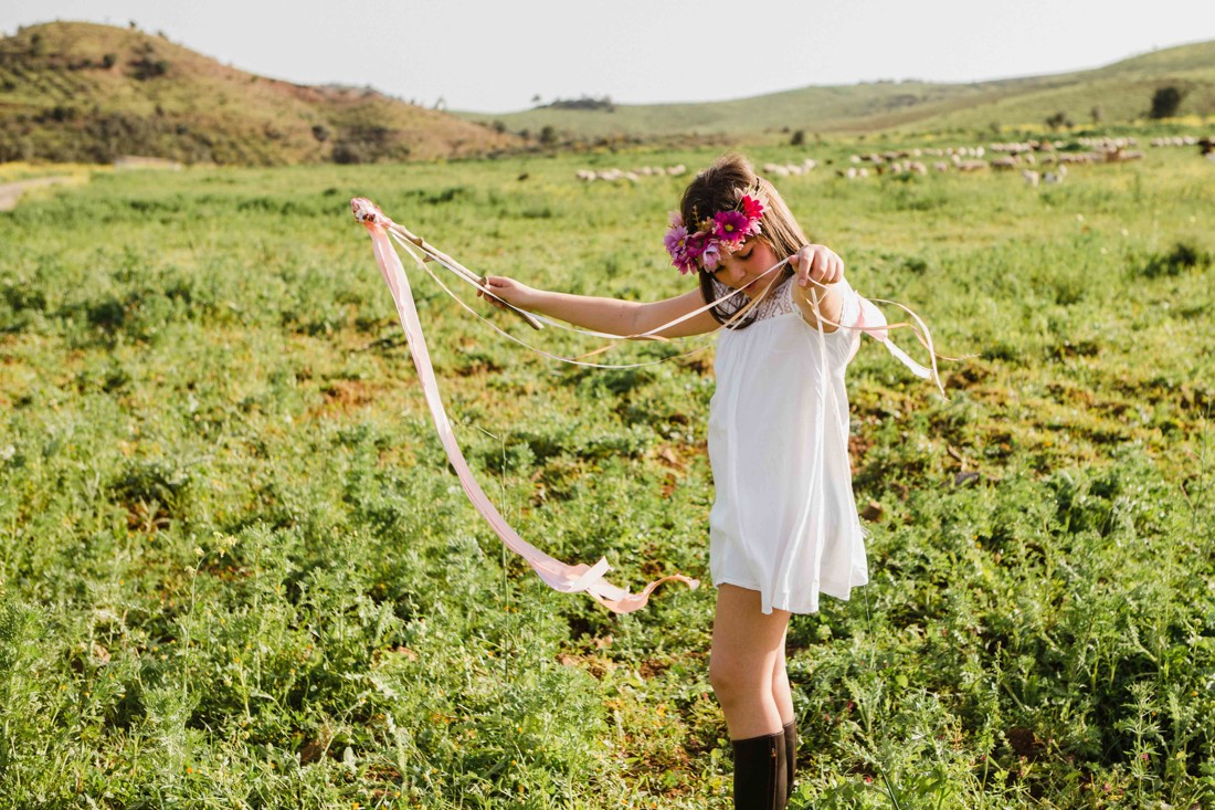 Fotografos de comunion en exteriores Málaga reportaje comunion con caballos 06