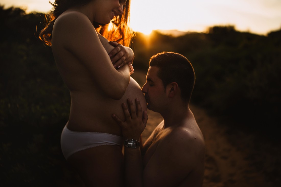 reportaje de fotos embarazo en la playa Málaga cabo pino Marbella 20