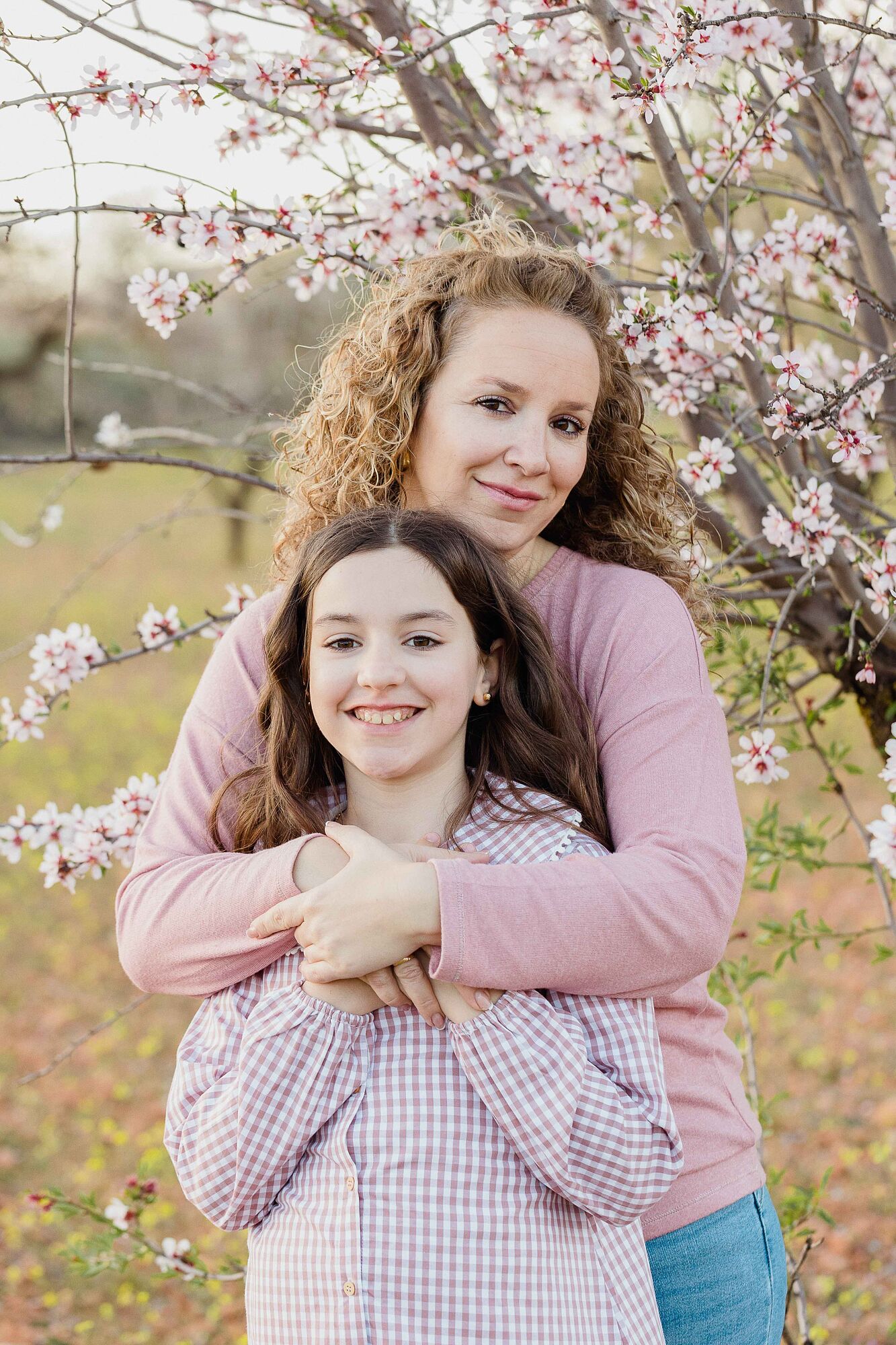Sesion fotos familia campo granada almendros
