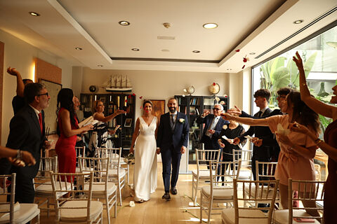 Meryeme y Valerio ceremonia