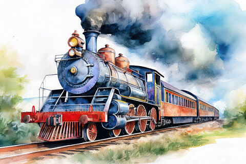 ILLUSTRATED WATERCOLORS - AI - Personal License
