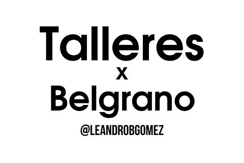 23/08/2025 Talleres x Belgrano