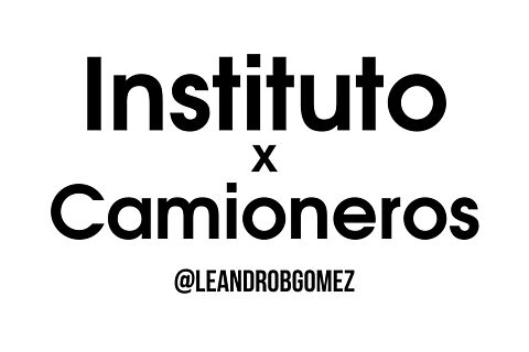 28/11/2025 Instituto x Camioneros