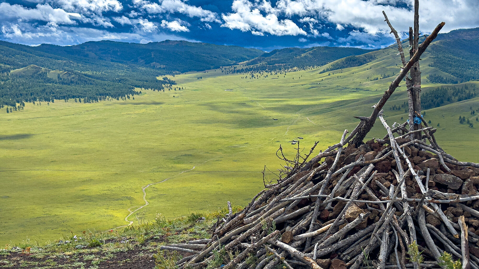 Mongolia en los cielos