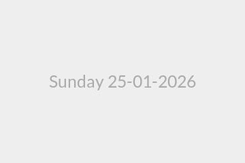 Sunday 25-01-2026