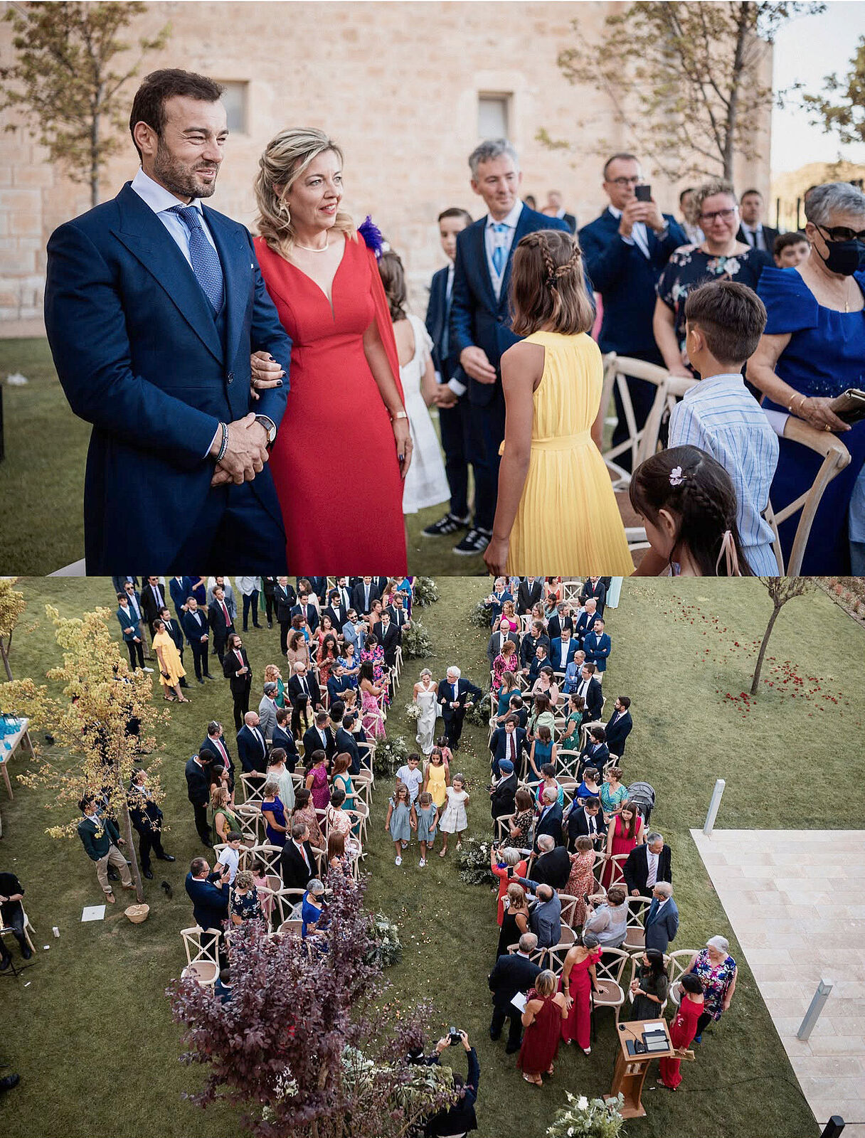 Ceremonia civil de Andrea y Jesús en el Monasterio de Valbuena, Valladolid