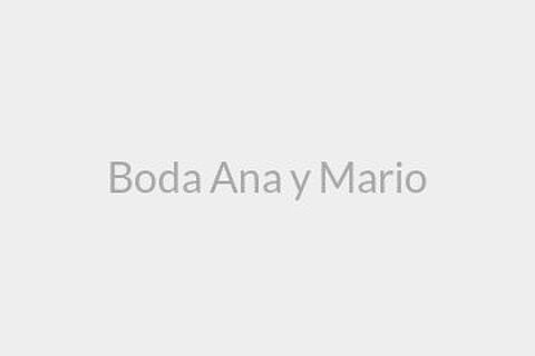 Boda Ana y Mario