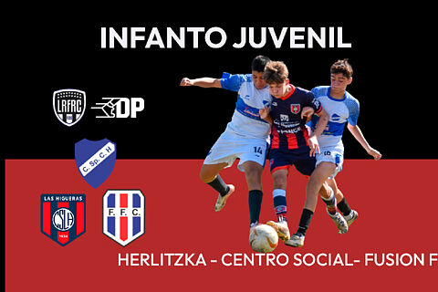 FUTBOL INFANTO JUVENIL: Herlitzka - Centro Social - Fusión FC