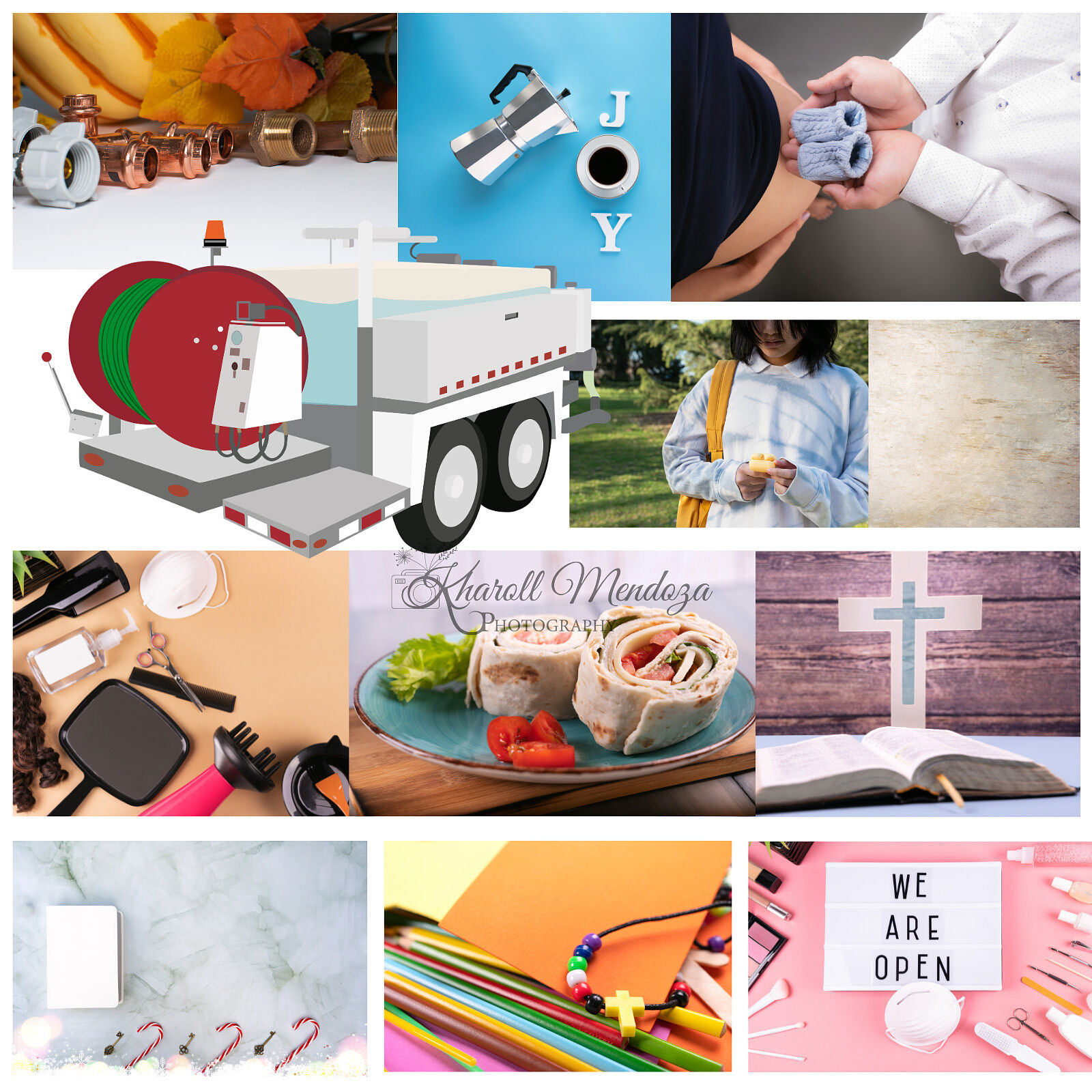 Professional stock photography and video collection by Kharoll Mendoza.