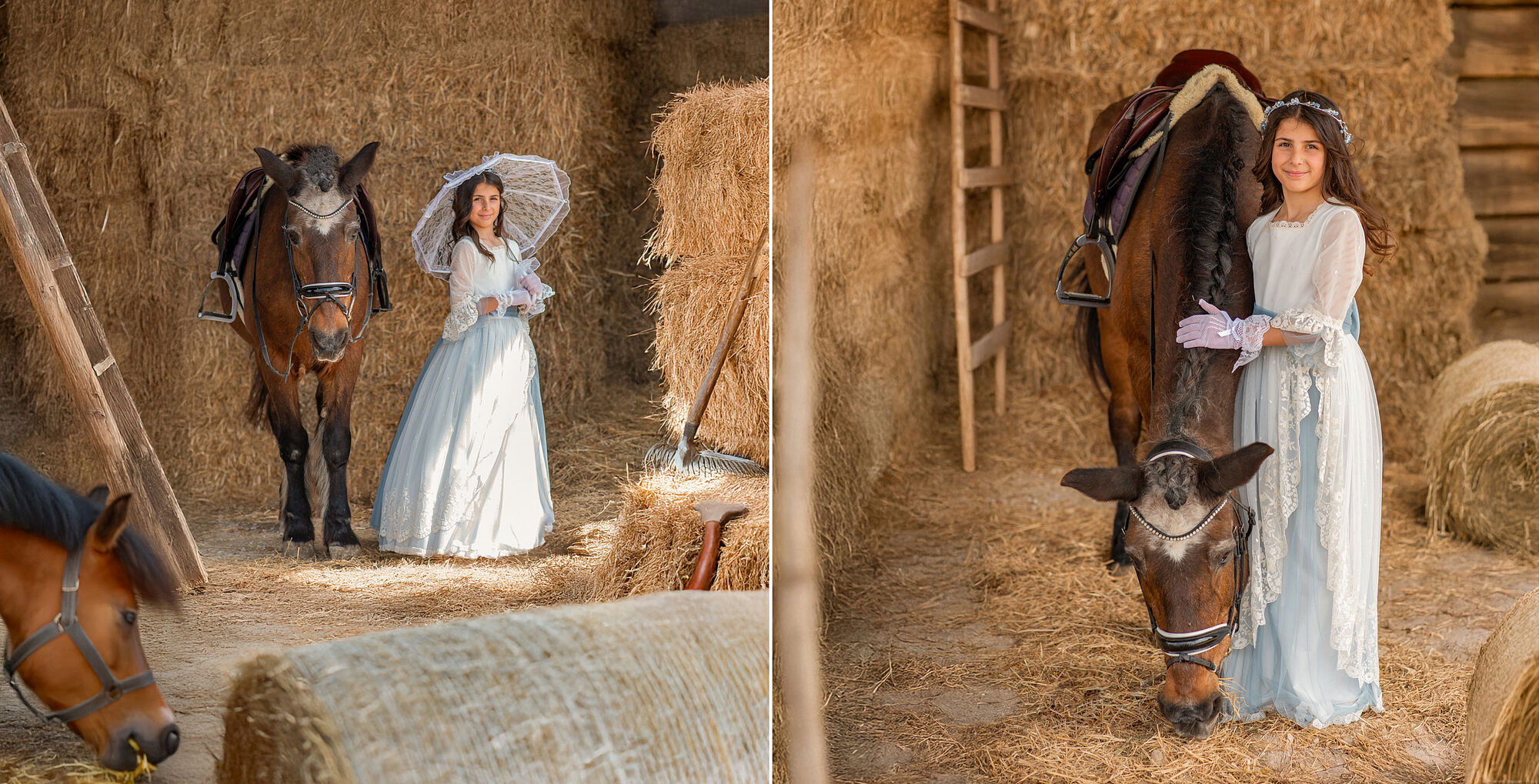 Fotos de comunión con caballo