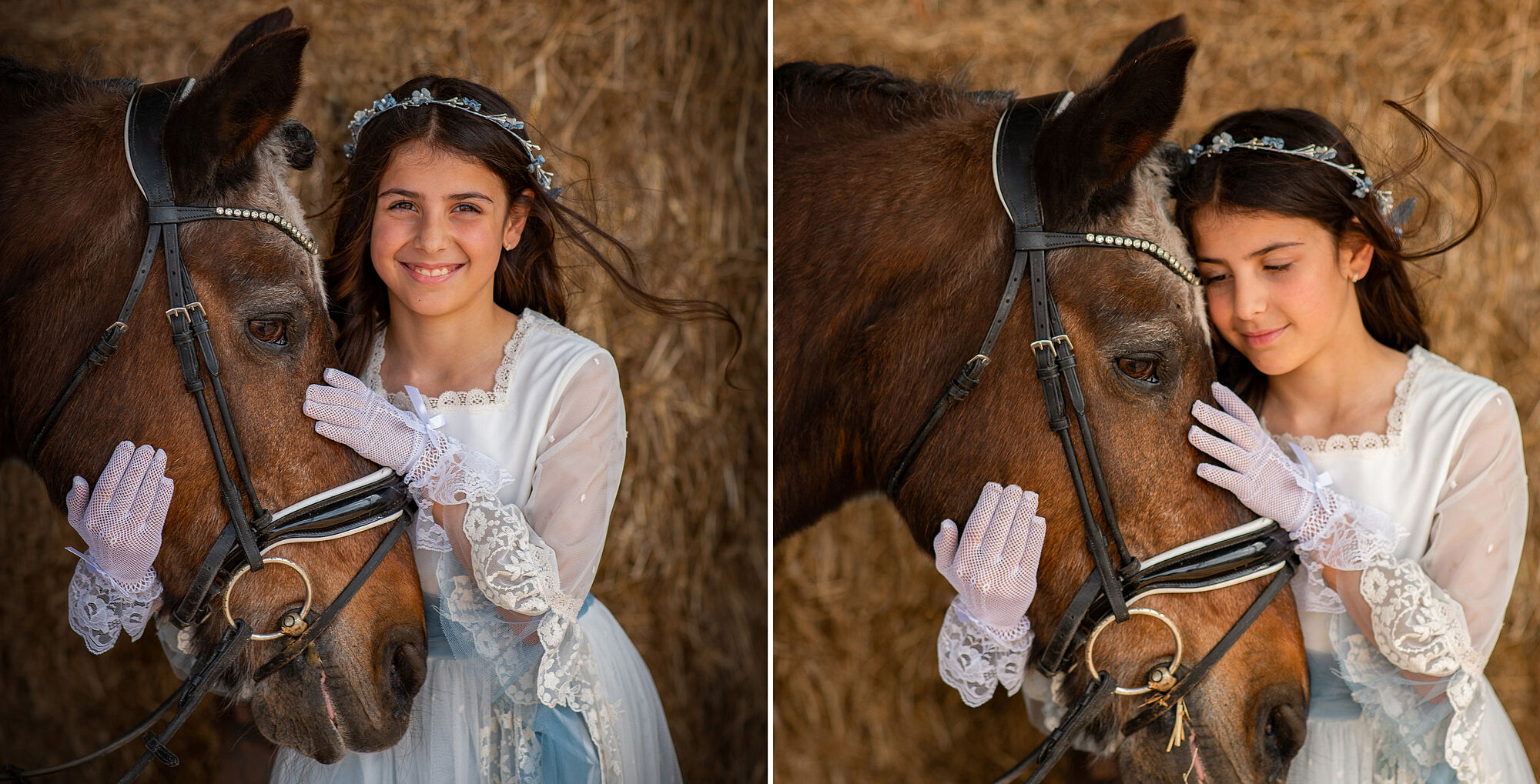 Fotos de comunión con caballo