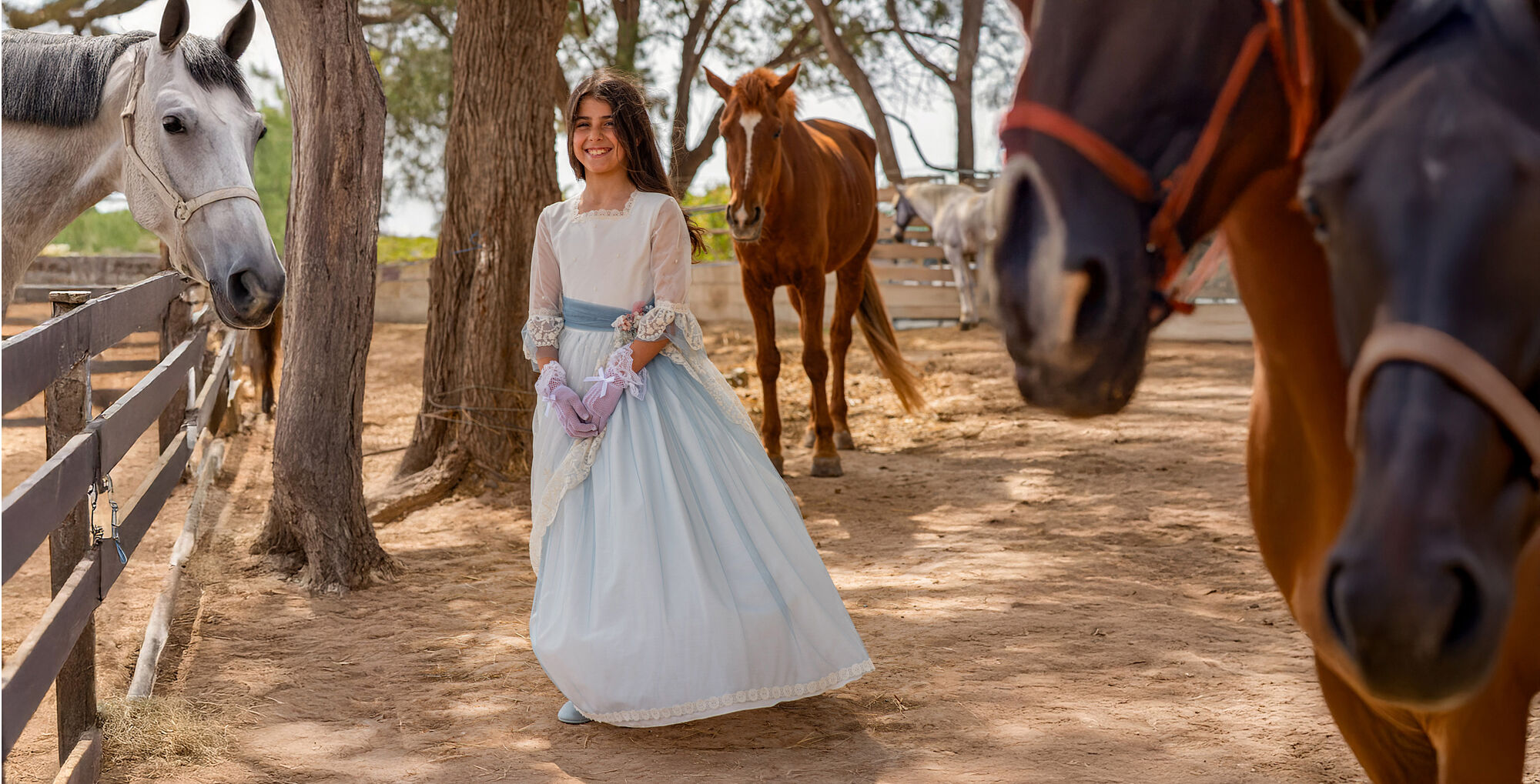 Fotos de comunión con caballo