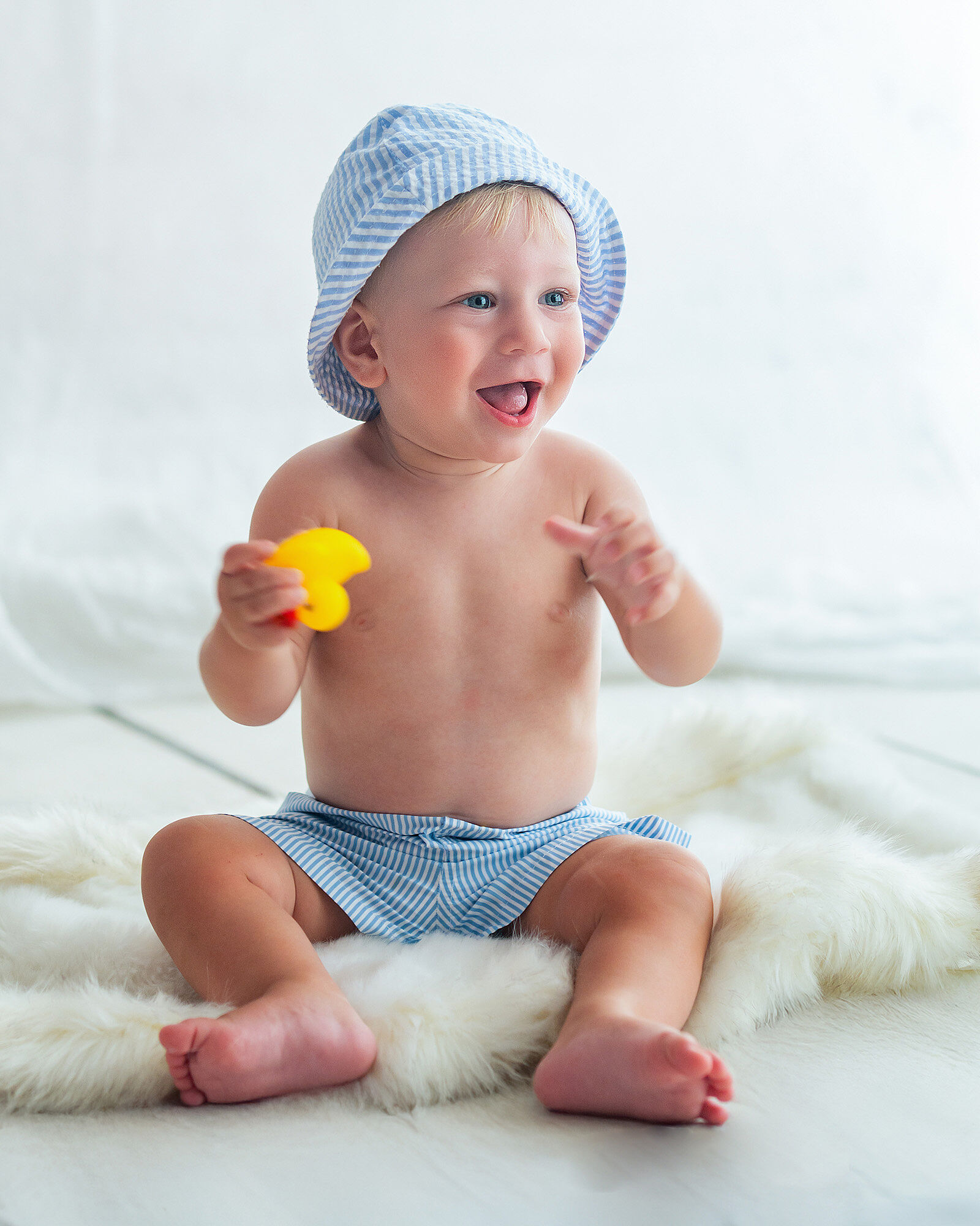 Sesion de fotos de un bebé