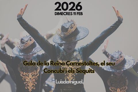 Gala de la Reina Carnestoltes, el seu Concubí i els Sèquits