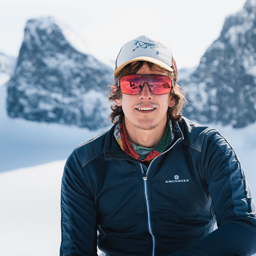 Endika Larrazabal en la montaña