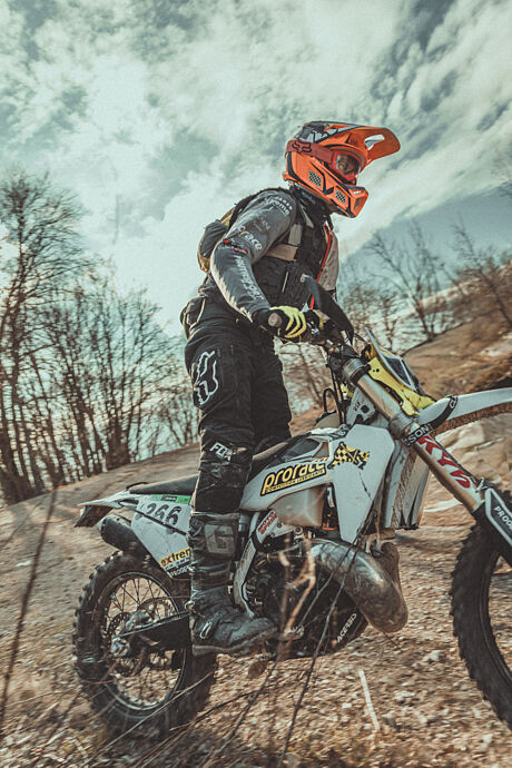 enduro biker