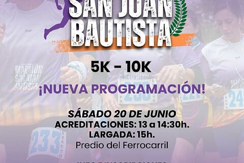 Maratón de San Juan Bautista Brinkmann 2026