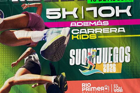 Carrera Río Primero-Suqui Juegos 16.08.2026