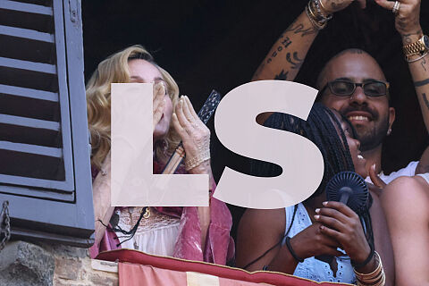 Madonna, Sting and Eddy Redmayne at Palio di Siena 16/08/25