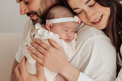 sesión entrega Aria new born