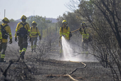 Fuego en Durcal