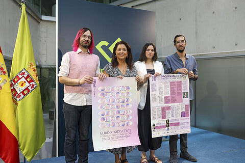 presentacion de la  II edición del Guadix Iridiscente Festival Internacional de Cine